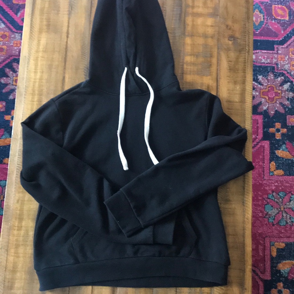 Black and white hoodie. Size small